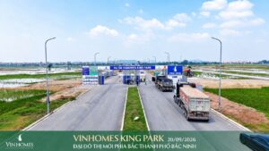 dàn xe công trình vinhomes king park