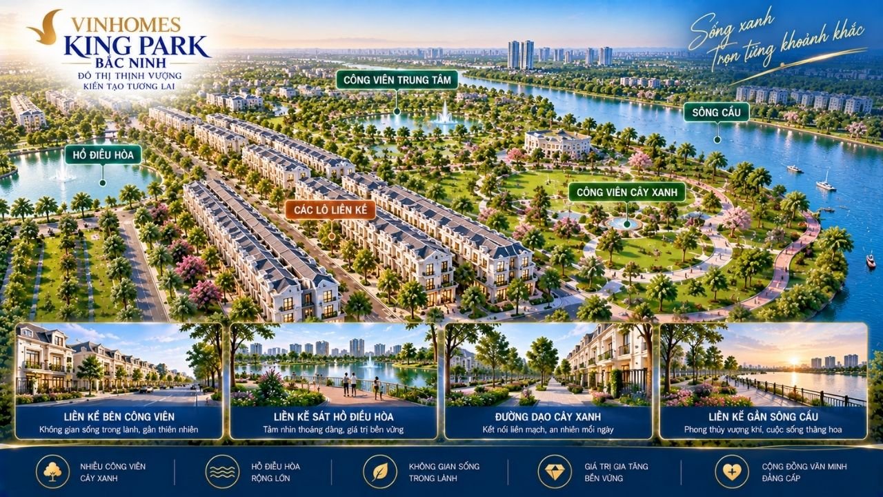công viên liền kề vinhomes king park