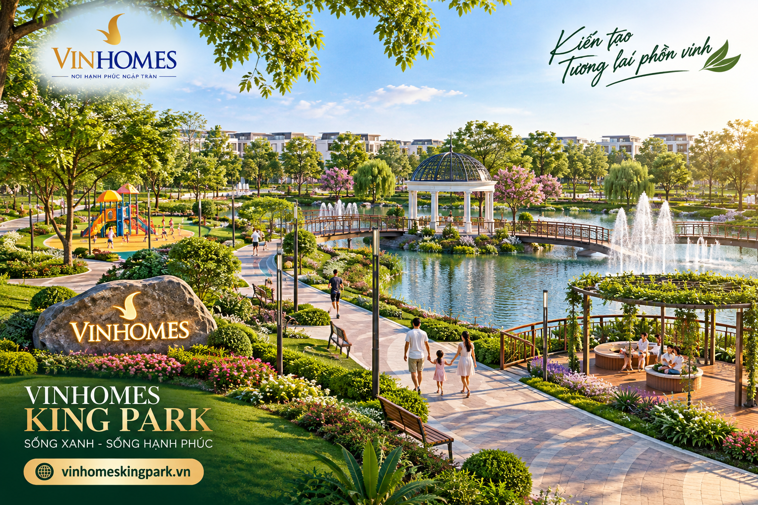 công viên vinhomes king park bắc ninh