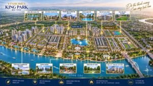 mặt bằng phối cảnh tiện ích vinhomes king park