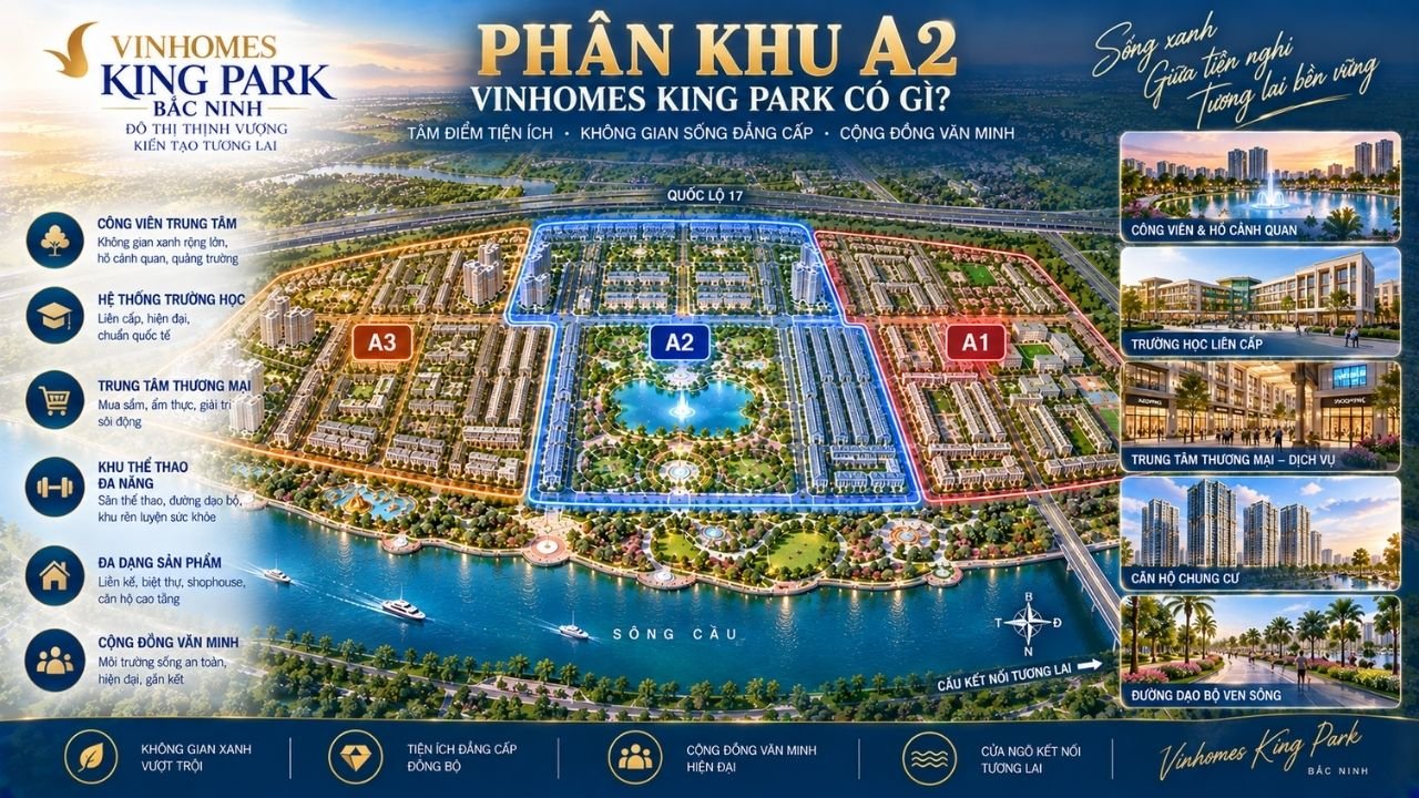 phân khu A2 vinhomes king park