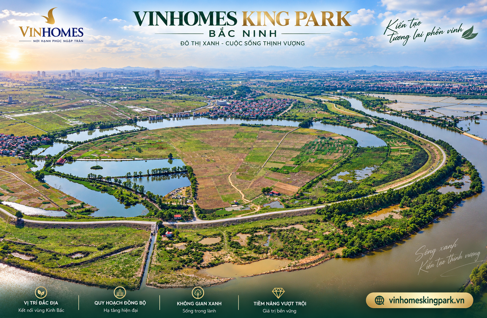 tiến độ thực tế vinhomes king park tháng 5.2025
