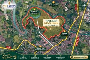 vị trí dự án vinhomes king park bắc ninh